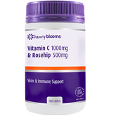Henry Blooms Vitamin C 1000mg + Rosehip 500mg 180 Tablets